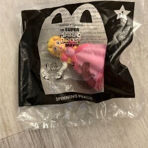 2022 McDonald's Super Mario Bros. Movie Spinning Peach Happy Meal Toy #4